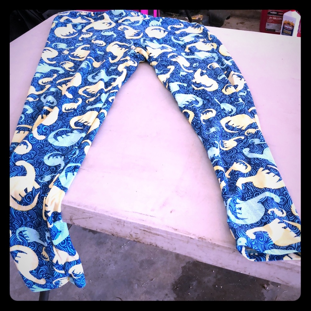 Dinosaur LulaRoe Leggins Tall and Curvy